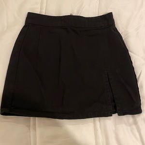 Black Jean Skirt